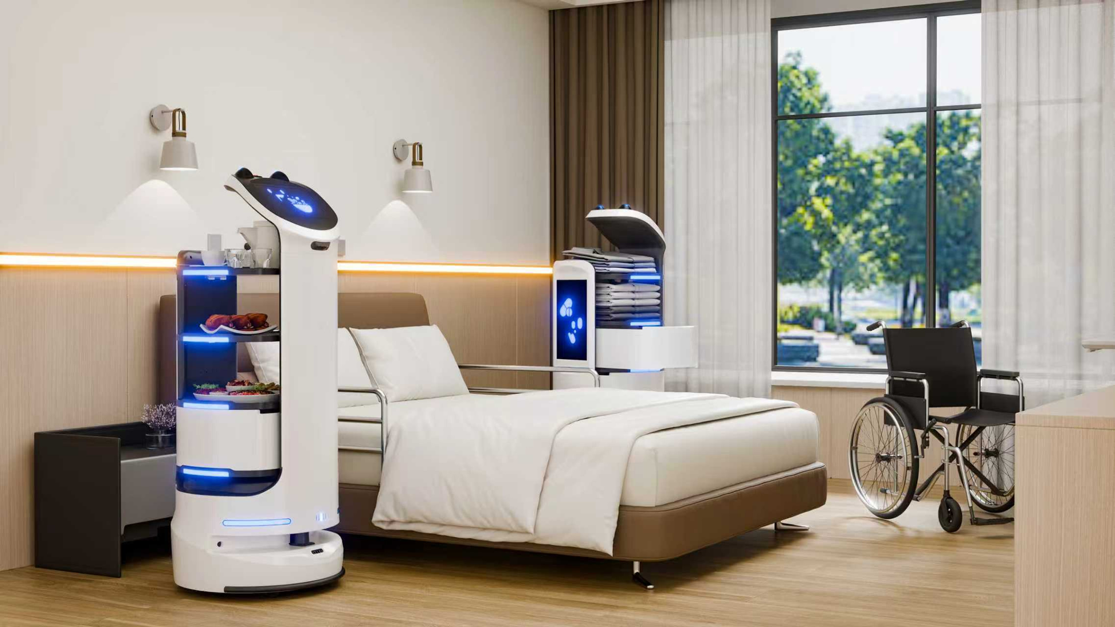 XIONGDA in a care-home room